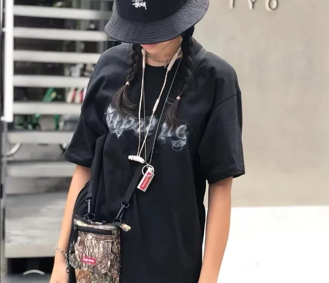 Opening Logo Black T-shirt Smoke L Tee S Season Short 19FW XL Smoke sleeved M White 0707